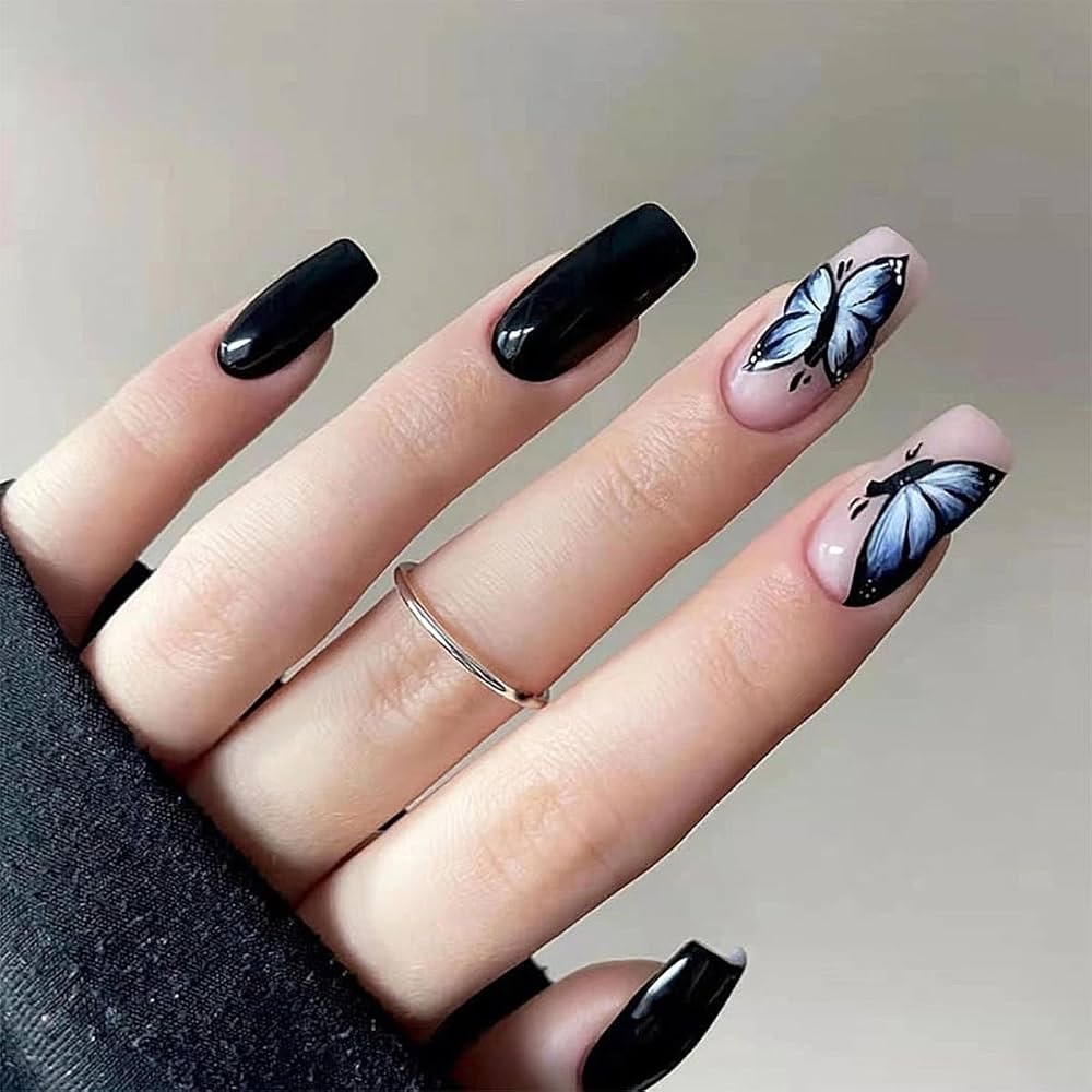 Butterfly Press On Nail Art